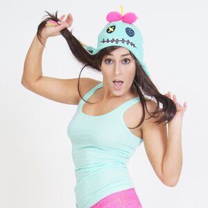 Disney Lilo & Stitch Scrump Mint Color One Size Winter Knit Beanie Hat